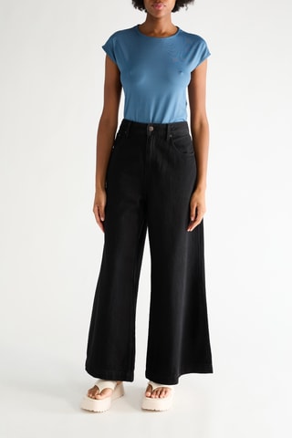 Jeans Flare Cut - Zwart