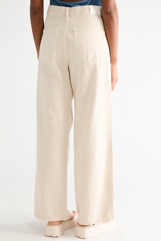 Jeans wide legs - Wit
