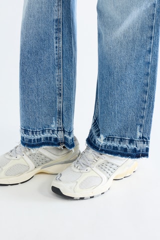 Jeans wide legs - Kobaltblauw