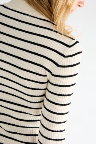 Robe pull - Noir et écru