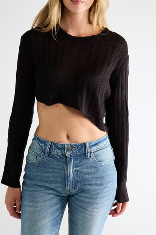 Crop Top - Zwart