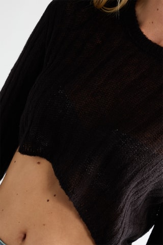 Crop Top - Zwart