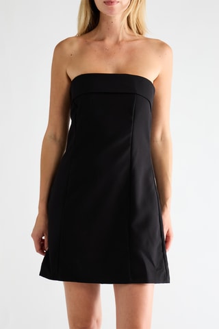 Strapless Jurk - Zwart
