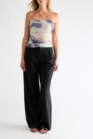 Strapless Top Tie and Dye - Wit