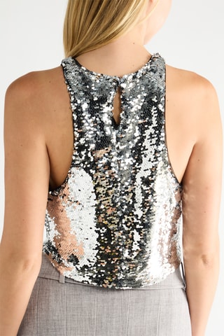 Crop Top - Zilverkleurig