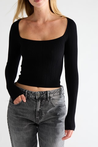 Crop Top - Zwart