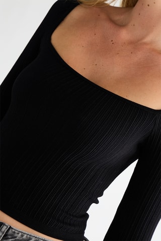 Crop Top - Zwart
