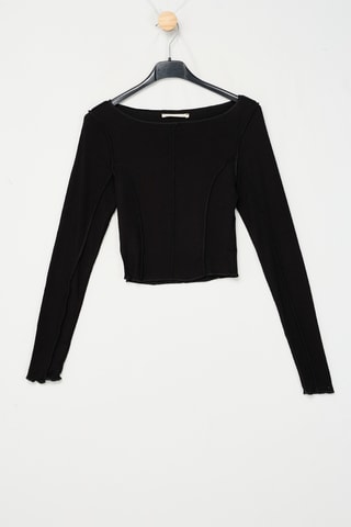 Crop Top - Zwart