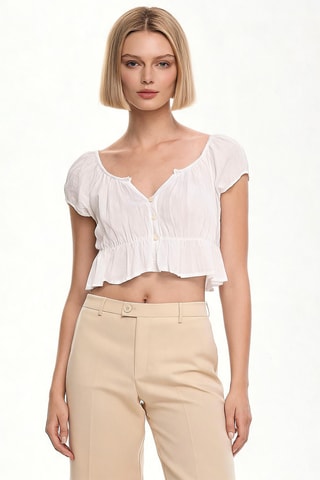 Crop Top - Wit