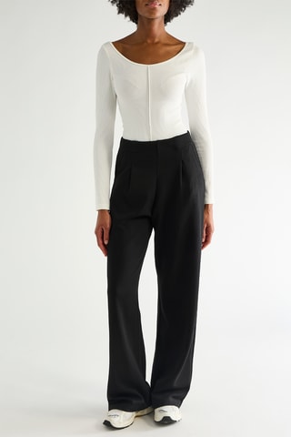 Broek Wide Legs - Zwart