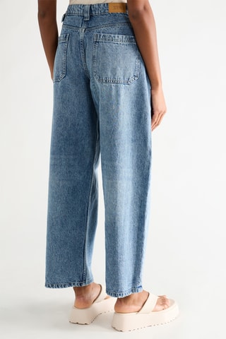 Jeans wide legs - Blauw