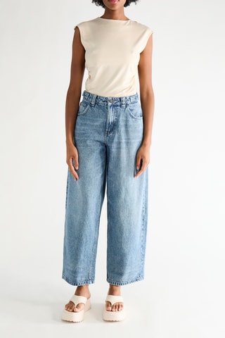 Jeans wide legs - Blauw