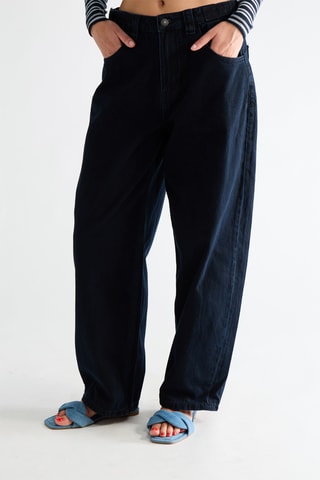 Jeans wide legs - Zwart