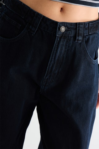 Jeans wide legs - Zwart