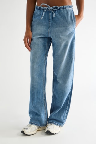Jeans wide legs - Blauw