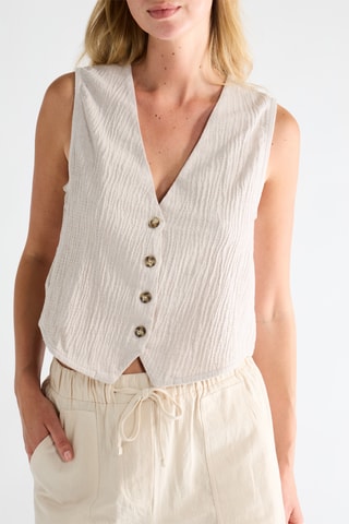 Gilet - Lichtbeige