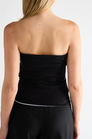 Strapless Top - Zwart
