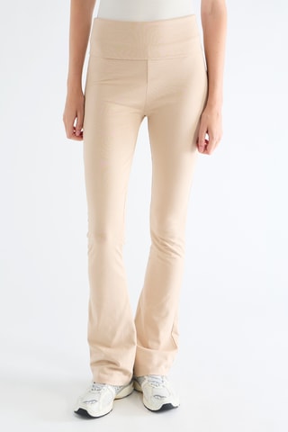Broek Hoge Taille - Beige