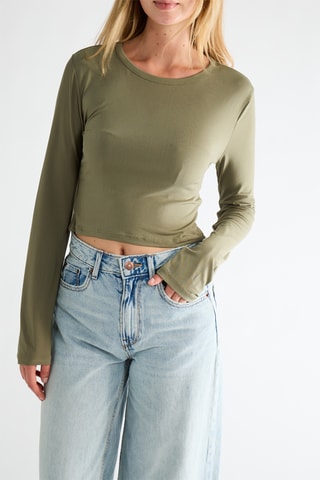 Crop Top - Zwart