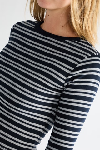 Cropped T-shirt - Lichtgrijs