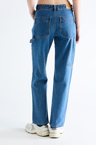Jeans Straight - Kobaltblauw