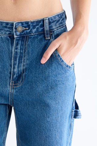 Jeans Straight - Kobaltblauw