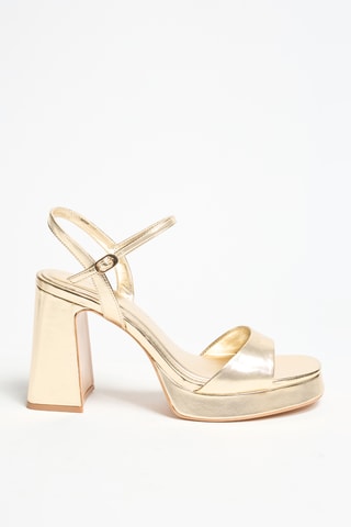 Sandalen met Hak - Goudkleurig