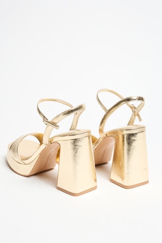 Sandalen met Hak - Goudkleurig
