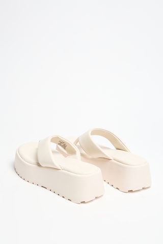 Platform Sandalen - Ecru