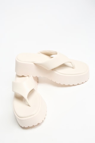 Platform Sandalen - Ecru
