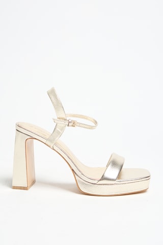 Sandalen met Hak - Goudkleurig