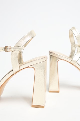 Sandalen met Hak - Goudkleurig