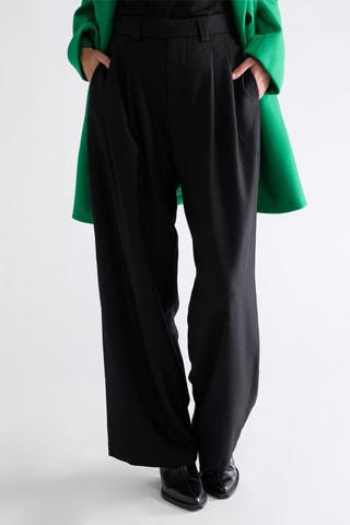 Rechte Broek Hoge Taille - Zwart