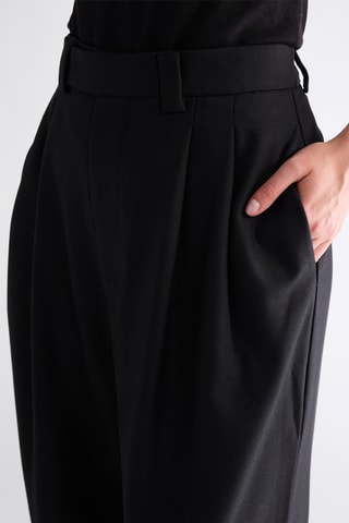 Rechte Broek Hoge Taille - Zwart
