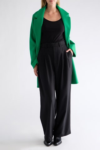 Rechte Broek Hoge Taille - Zwart
