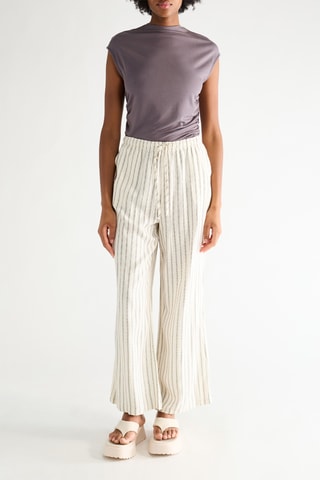 Broek Wide Legs - Beige