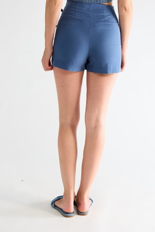 Broekrok Hoge Taille - Marineblauw