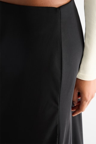 Lange Rok Hoge Taille - Zwart