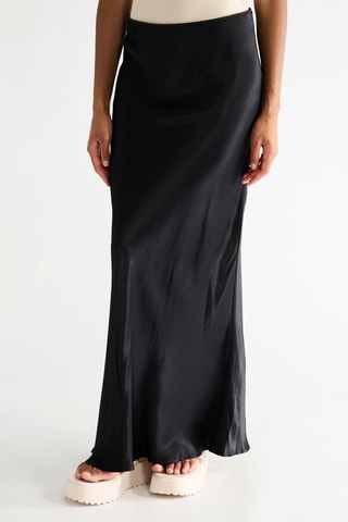 Lange Rok Hoge Taille - Zwart