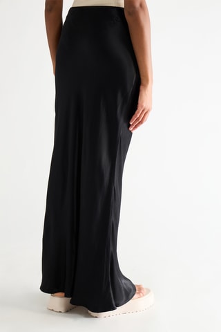 Lange Rok Hoge Taille - Zwart