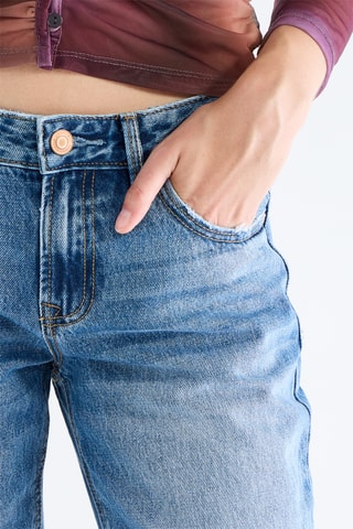 Rechte Jeans - Blauw