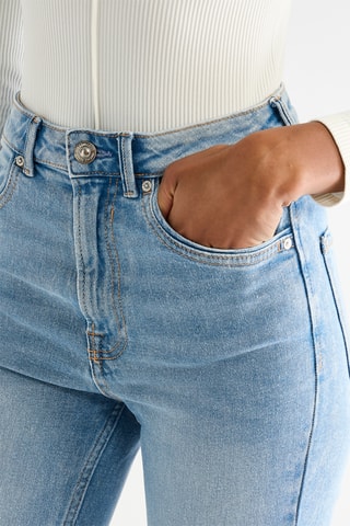 Jeans Hoge Taille Mom - Lichtblauw