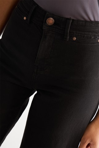 Broek Straight Hoge Taille - Zwart