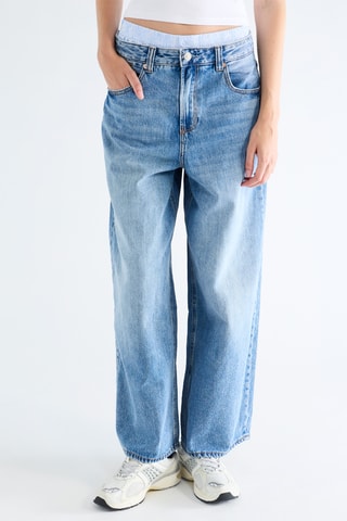 Jeans wide legs - Lichtblauw