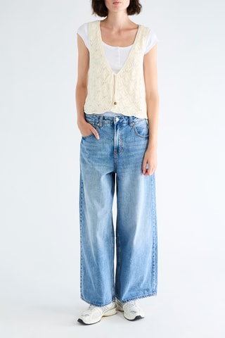 Jeans wide legs - Lichtblauw