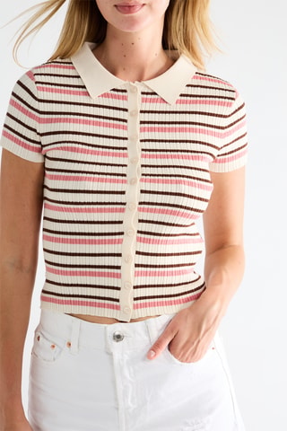 Vest - Wit en Roze