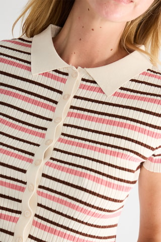 Vest - Wit en Roze