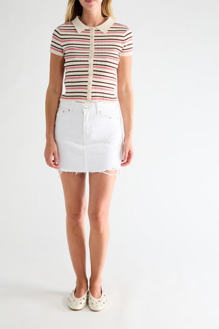 Vest - Wit en Roze