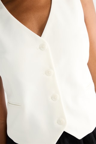 Gilet - Wit