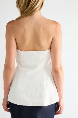 Strapless Top - Wit